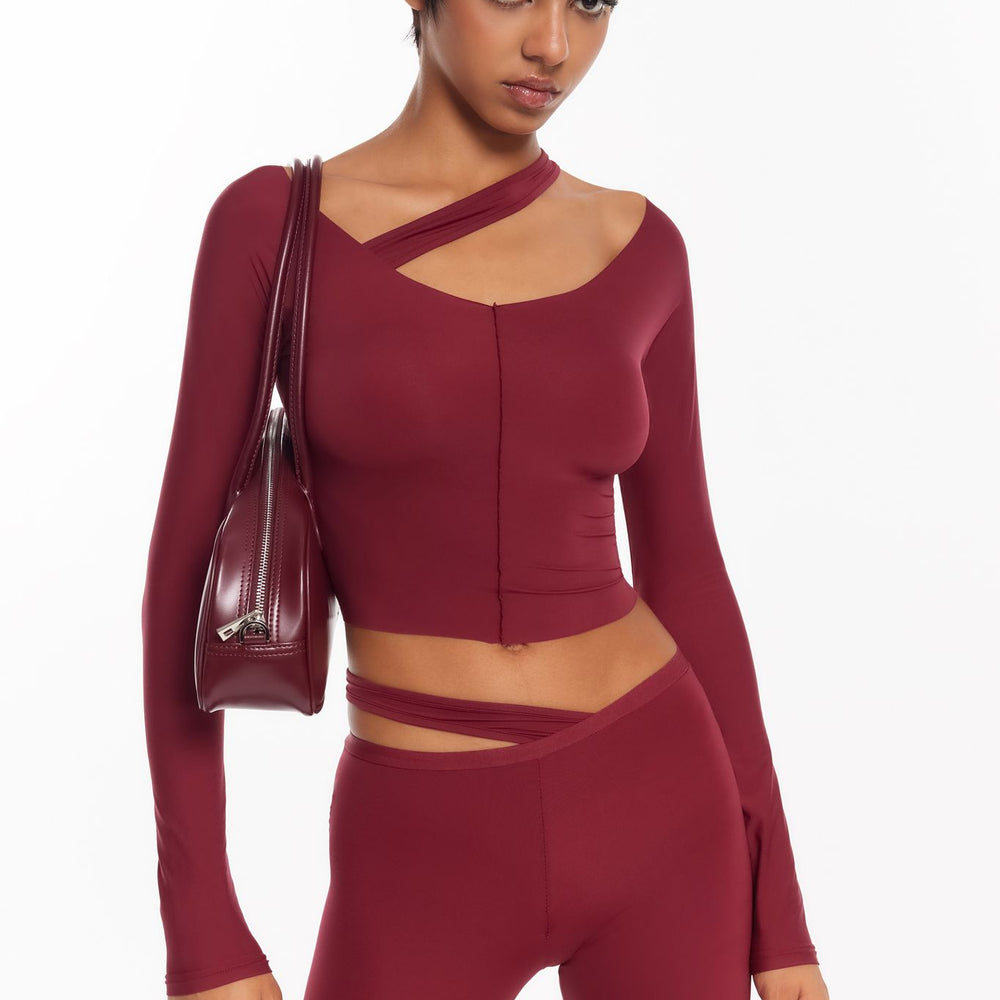 Hiko Top - Burgundy