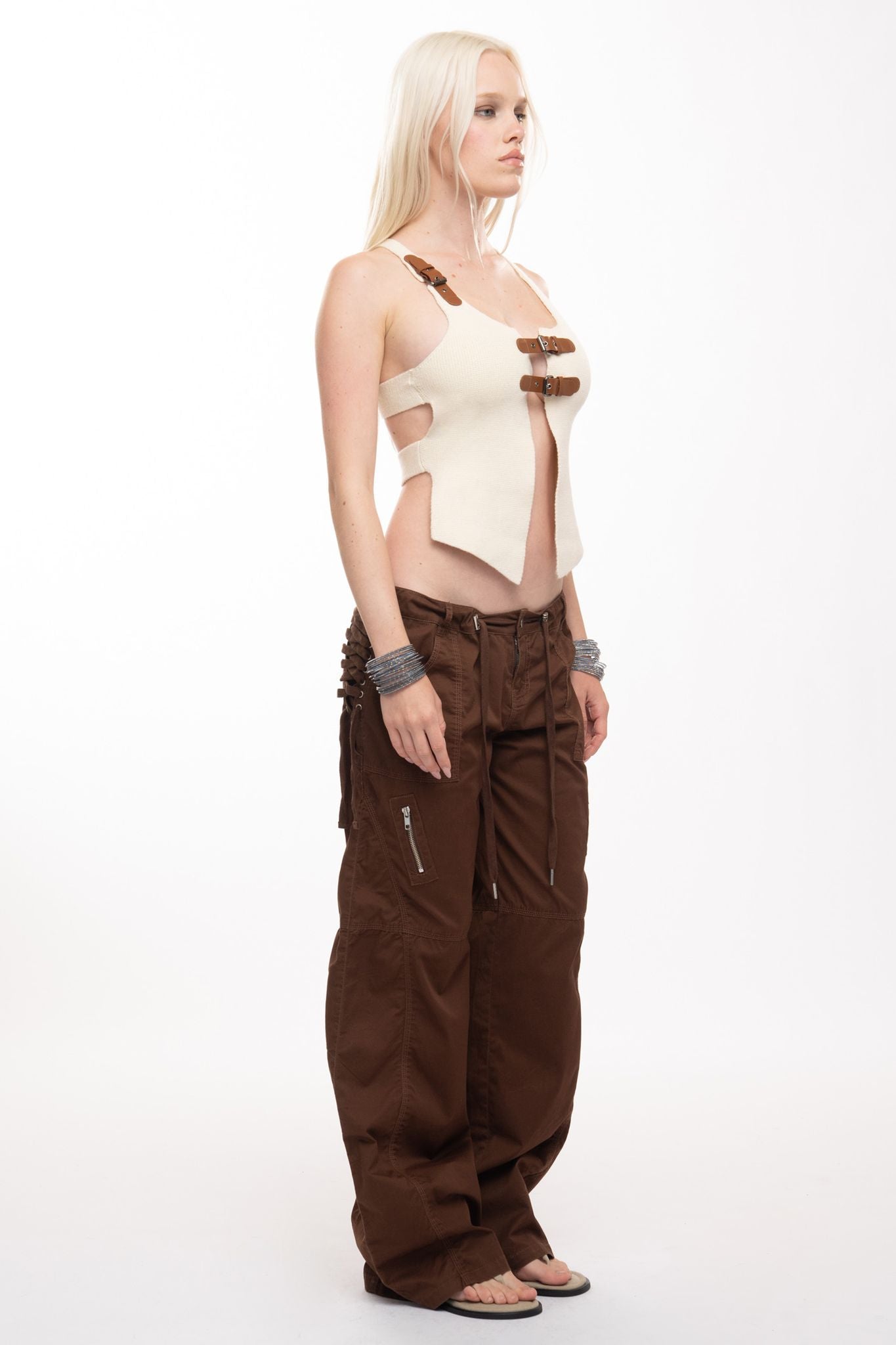 
                  
                    Carver Cargo Pants - Brown
                  
                